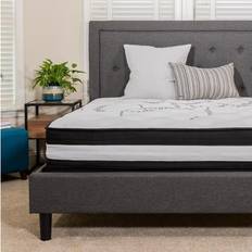 Twin box spring size Flash Furniture Capri Sleep CertiPUR-US Hybrid Coil Spring Mattress