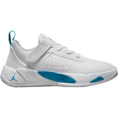 Jordan White Indoor Sport Shoes Jordan Air Luka 1 - White/Metallic Silver