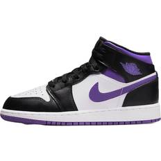 Jordan Red Trainers Jordan 1 Mid GS - Dark Iris