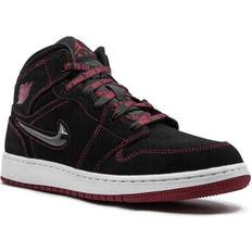 Jordan Red Trainers Jordan 1 Mid SE GS