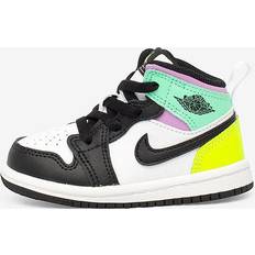 Jordan 1 Mid Pastel Black Toe TD