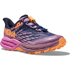 Hoka Rosa Sportssko Hoka Kid's Speedgoat Trail Running Shoes in Bellwether Blue/Cyclamen