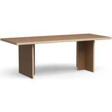 HKliving Dining Table Rectangular 220 cm Brown Spisebord