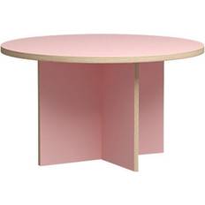 HKliving Round Dining Table 130 cm Pink Matbord