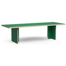 Gröna Matbord HKliving Dining Table Rectangular 280 cm Green 278 x 100 x 74 cm Matbord