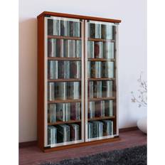 Rack skab VCM Galerie Rack CD Tårn 12 Hylder Sort Opbevaringsskab