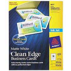 Office Supplies Avery Inkjet Clean-Edge Two-Side Printable Business Cards 2-Sided 400