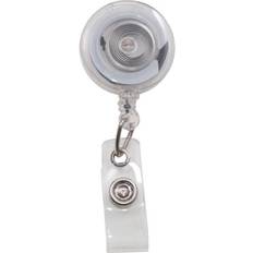 Advantus Translucent Retractable ID Card Reel Snaps