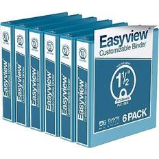Turquoise Binders & Folders Davis Group Easyview Premium Round Ring 6 Pack