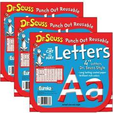 Eureka Seuss Stripes Reusable Punch Out Deco Letters