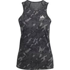 Adidas tank top womens black adidas Women's Own The Run Camo Running Tank Top - Black