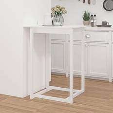 Tables de bar vente vidaXL White, 80 Pine Bar Table