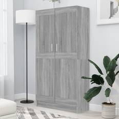 Mobili vidaXL Libreria Grigio Sonoma 82.5x30.5x150 cm Legno Multistrato Armadio