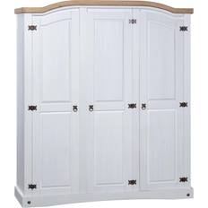 vidaXL Corona Range White Garderobeskab 52x170cm