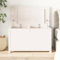 Commodes vidaXL Boíte De Rangement 80 x 40 x 45.5 cm Bois Massif De Pin Commode