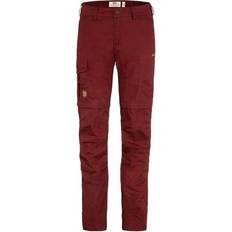 Fjällräven Karla Pro Zip-Off Trousers W - Bordeaux Red