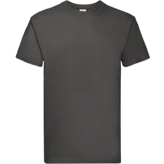 Fruit of the Loom Men's Super Premium Short Sleeve Crew Neck T-shirt - Light Graphite