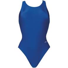 Swimsuits Dolfin Womens Basic Solid Red Performance Back One Piece - Royal