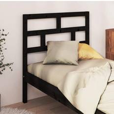 Senger & Madrasser vidaXL black, 96 Solid Wood Pine Bed Headboard