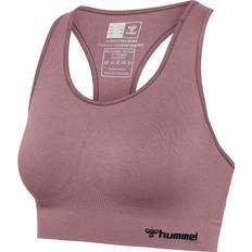 Hummel Sportswear Garment Clothing Hummel Women's Seamless Sports Top - Rose Taupe
