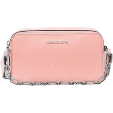 Michael Kors Jet Set Small Pebbled Double-Zip Camera Bag - Pink