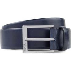 HUGO BOSS Blu Accessori HUGO BOSS Ceinture Ajustable À Boucle En Cuir - Black