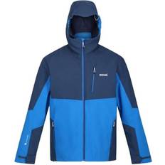 Men - XXS Rain Clothes Regatta Men's Wentwood VII Waterproof Jacket - Admiral Blue Skydiver