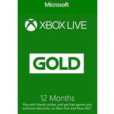 Xbox live gold Microsoft Xbox Live Gold Membership 12 Months - Brazil