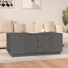 vidaXL 100x50x41 massivt Sofabord