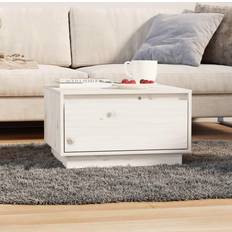 vidaXL 55x56x32 massivt Sofabord