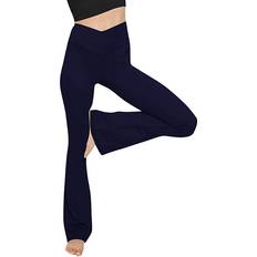 Yoga Pants Topyogas Women's Casual Bootleg Yoga Pants - Navy Blue