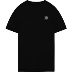 Stone Island Men T-shirts Stone Island Patch Logo T-shirt - Black