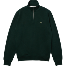 Lacoste Men's Zippered Stand-Up Collar Sweatshirt - Green