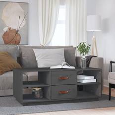 vidaXL 100x50x41 massivt Sofabord