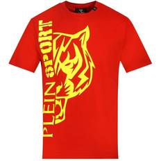 Philipp Plein Kläder Philipp Plein Sport Tiger Side Logo T-shirt - Red