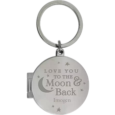 Freemans Personalised to the Moon and Back Photo Keyring