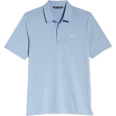 Travismathew The Zinna Polo T-shirt - Heather Light Blue