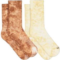 Fitness - Gul Strømper Nike Everyday Plus Cushioned Tie-Dye Crew Socks 2-pack - Multi-Colour