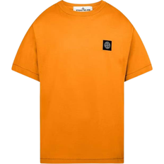 Stone Island T-shirts Stone Island Patch Logo T-shirt - Orange