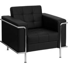 Black Armchairs Flash Furniture Hercules Lesley Contemporary Armchair