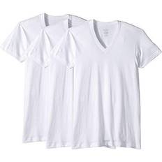 2(X)IST Men's Essential Slim Fit V-Neck T-shirt 3-pack - Pure White