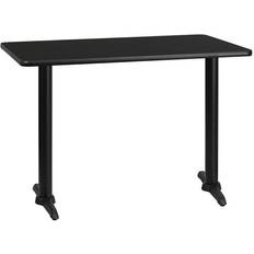 Black Dining Tables Flash Furniture XU-BLKTB-3042-T0522-GG 30'' Laminate Dining Table