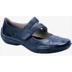 Loafers Ros Hommerson Women's Chelsea Mary Jane Flat in Navy Size M