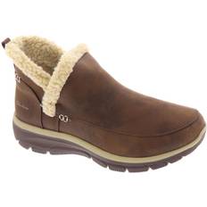 Skechers Brown Boots Skechers Easy Going Gold Rush Ankle Boot - Chocolate Brown