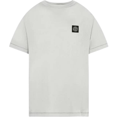 Stone Island Men T-shirts & Tank Tops Stone Island Patch Logo T-shirt - White