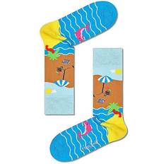 Herr - Turkosa Strumpor Happy Socks Beach Break Sock - Multicolor