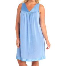 Women Nightgowns Exquisite Form Short Gown - Purity Blue