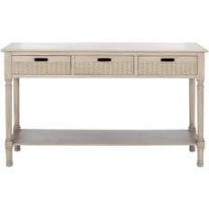 Brown Console Tables Safavieh Landers 3-Drawer Console Table