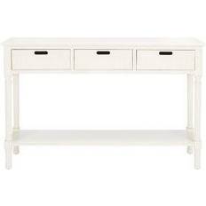 White Console Tables Safavieh Landers 3-Drawer Console Table