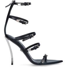 Versace Tofflor & Sandaler Versace Pin-Point Heeled Sandals - Black